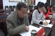 洋縣發(fā)展和建設(shè)，領(lǐng)導(dǎo)作出講話